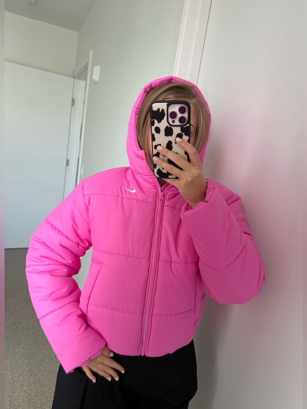 WOMEN'S NIKE SPORTSWEAR THERMA-FIT LOOSE CLASSIC PUFFER JACKET SIZE XS